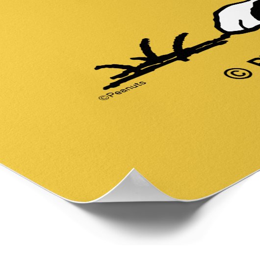 Poster cacahuètes | Snoopy Vous ne pouvez pas regarder to (Coin)