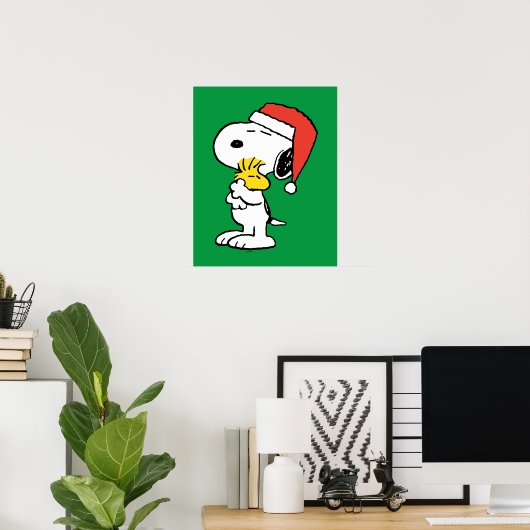 Poster cacahuètes | Snoopy & Woodstock (Bureau à domicile)