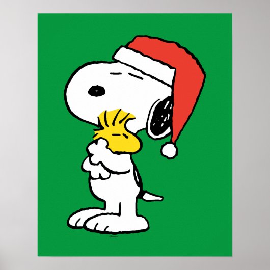 Poster cacahuètes | Snoopy & Woodstock (Devant)