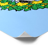 Poster cacahuètes | Snoopy & Woodstock Chemise de Noël (Coin)