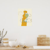 Poster cacahuètes | Snoopy & Woodstock Ciao (Cuisine)