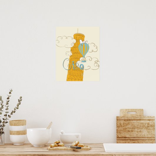 Poster cacahuètes | Snoopy & Woodstock Ciao (Cuisine)