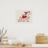 Poster cacahuètes | Snoopy & Woodstock Joy Sled Ride (Cuisine)