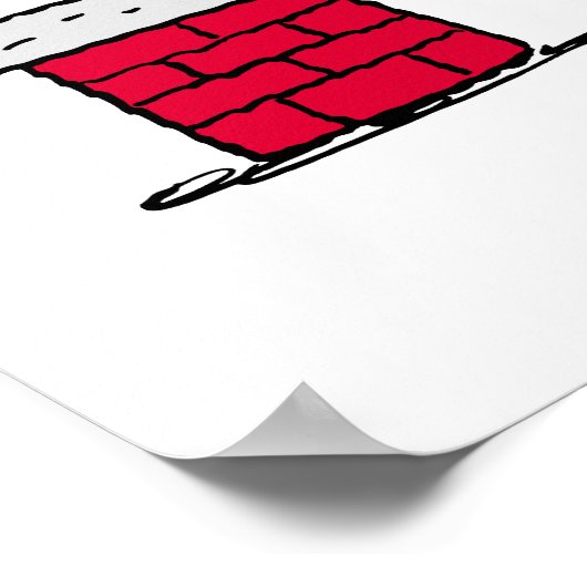 Poster cacahuètes | Snoopy & Woodstock Père Noël Bell Rin (Coin)