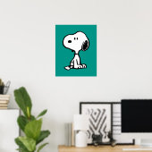 Poster cacahuètes | Tournages de snoopy (Bureau à domicile)