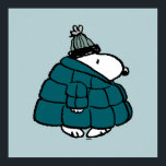 Poster cacahuètes | Veste Snoopy Winter Puffer<br><div class="desc">Découvrez ce design amusant de cacahuètes avec Snoopy.</div>