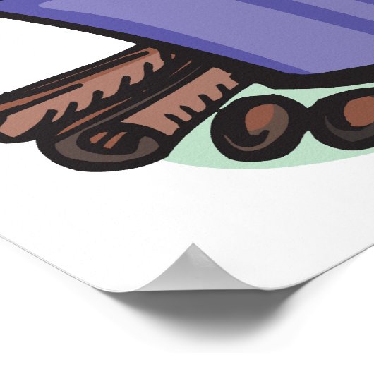 Poster cacao au chocolat chaud (Coin)