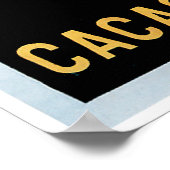 Poster Cacao Cida Vintage nourriture et art (Coin)