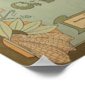 Poster Cacao hollandais et Étiquette au chocolat vers 190 (Coin)