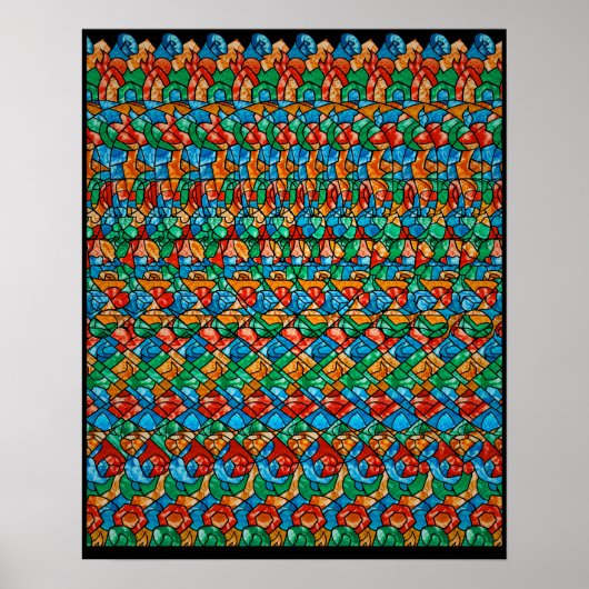 Poster caché 3D Stéréogramme - Jolly roger (Devant)