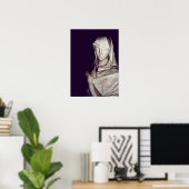 Poster caché dans triste (Bureau à domicile)