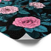 Poster Caché en rose 2 (Coin)