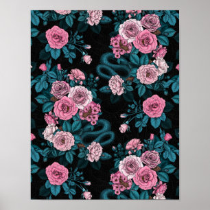 Poster Caché en rose 2