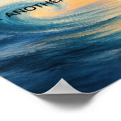 Poster Cachez un autre souffle Océan Lever de soleil Plei (Coin)