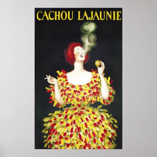 Poster Cachou LaJaunie - Art Vintage (Devant)