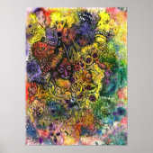 Poster Cacophonie de couleur (Devant)