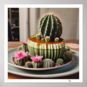 Poster Cactus (Devant)