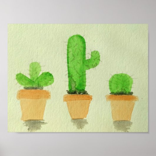 Poster Cactus (Devant)
