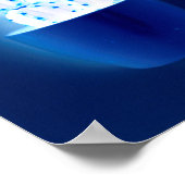 Poster Cactus bleu (Coin)