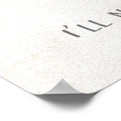 Poster Cactus bohémien | Je ne vous déserterai jamais (Coin)