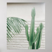 Poster Cactus candelabra vert (Devant)