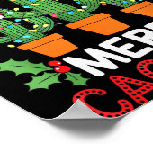 Poster Cactus Christmas Tree Funny Merry Cactmas Cactus M (Coin)