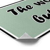 Poster cactus drôle dire (Coin)