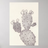 Poster Cactus du désert (Devant)