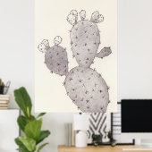 Poster Cactus du désert (Bureau à domicile)