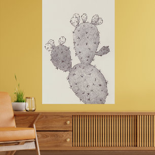 Poster Cactus du désert