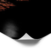 Poster Cactus du Saguaro au coucher du soleil (Coin)