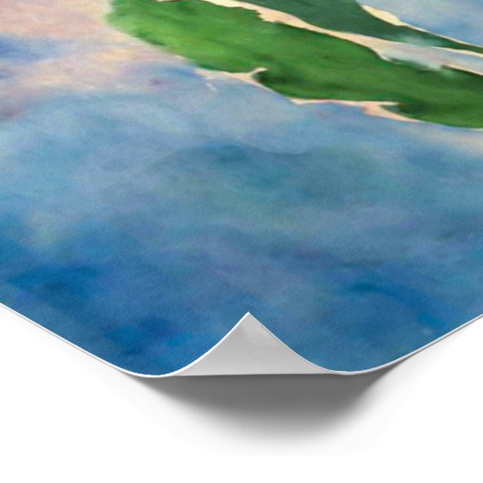 Poster Cactus en fleurs | Emil Nolde | (Coin)