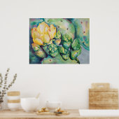 Poster Cactus en floraison (Cuisine)
