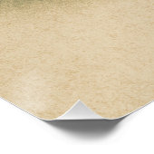 Poster Cactus en pierre sur fond beige (Coin)