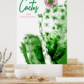 Poster Cactus Et Succulents (Cuisine)