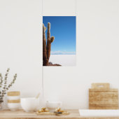 Poster Cactus géant sur l'affiche Salar de Uyuni (Cuisine)