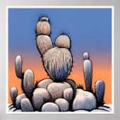 Poster Cactus II - Art Print (Devant)