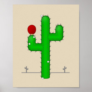 Poster Cactus Makes Perfect