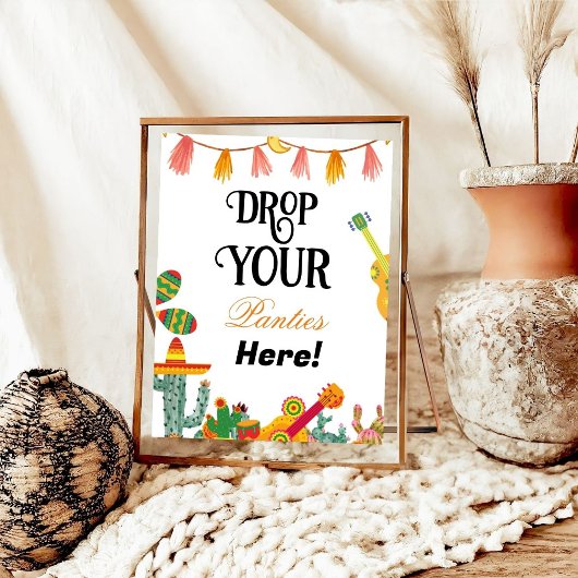 Poster Cactus Panties Drop Bachelorette Party Jeu