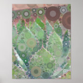 Poster Cactus Photo Art Vert rose Brown TMCdesigns (Devant)