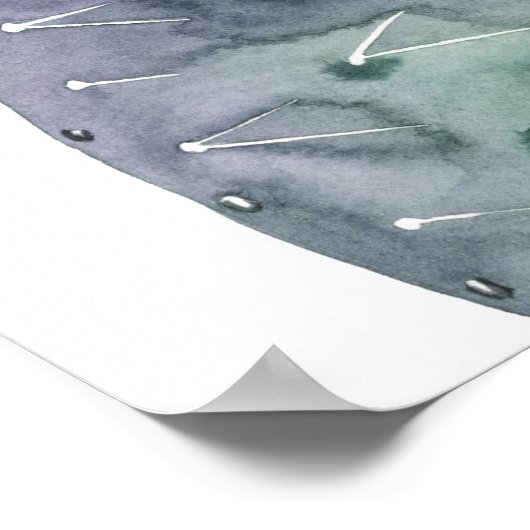 Poster Cactus pourpre (Coin)