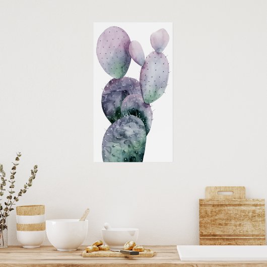 Poster Cactus pourpre (Cuisine)