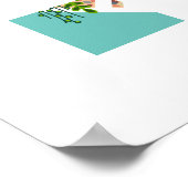 Poster Cactus & Succulents Jardin Terrarium géométrique (Coin)