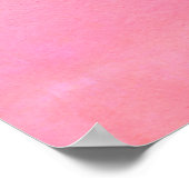 Poster Cactus sur fond rose (Coin)