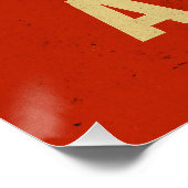 Poster Cactus unique sous un soleil éclatant (Coin)