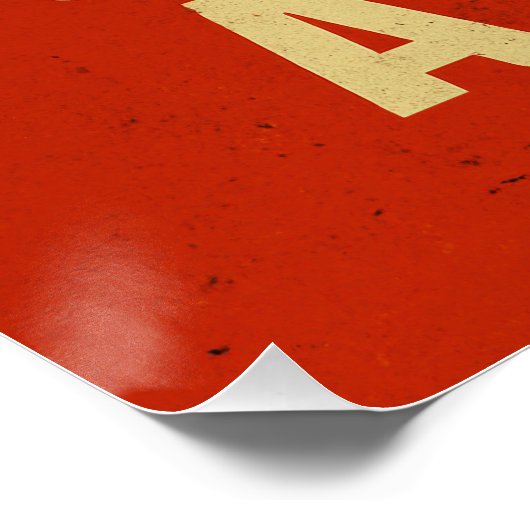 Poster Cactus unique sous un soleil éclatant (Coin)