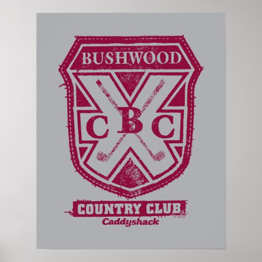 Poster Caddyshack | Bushwood Country Club Crest (Devant)