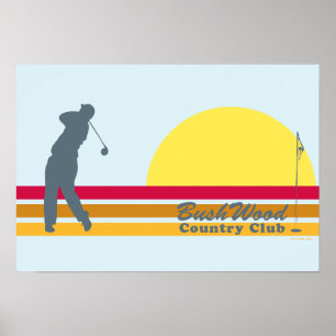 Poster Caddyshack   Bushwood Country Club Sunrise