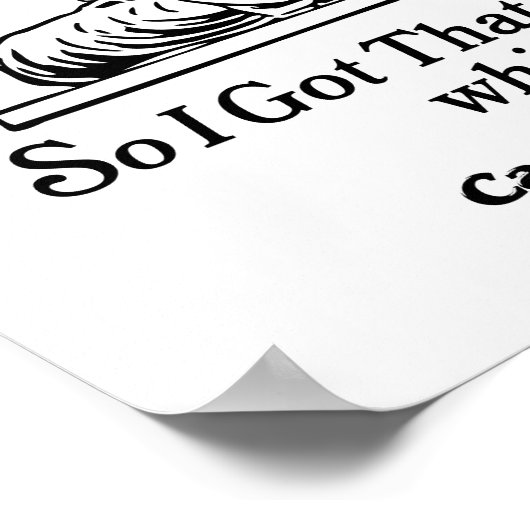 Poster Caddyshack J'Ai Compris Ça Me Va (Coin)