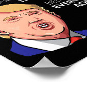 Poster Cadeau 50e Anniversaire Drôle Trump Citation Pour  (Coin)